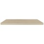 Estante flotante de pared MDF roble 90x23,5x3,8 cm en Estanterías | Comprar online en Foru.es