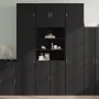 Aparador alto madera de ingeniería negro 80x42,5x249 cm by , Sideboards - Ref: Foro24-3281358, Price: 285,46 €, Discount: %