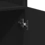 Aparador alto madera de ingeniería negro 80x42,5x249 cm by , Sideboards - Ref: Foro24-3281358, Price: 285,46 €, Discount: %