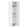 Aparador alto madera de ingeniería blanco 80x42,5x249 cm de , Aparadores - Ref: Foro24-3281364, Precio: 282,27 €, Descuento: %