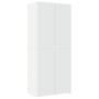 Aparador alto madera de ingeniería blanco 80x42,5x249 cm de , Aparadores - Ref: Foro24-3281364, Precio: 282,27 €, Descuento: %