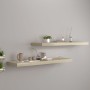 Estantes flotantes de pared 2 uds MDF roble 90x23,5x3,8 cm en Estanterías | Comprar online en Foru.es