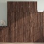 Aparador alto madera de ingeniería marrón roble 80x42,5x249 cm de , Aparadores - Ref: Foro24-3281370, Precio: 262,34 €, Descu...