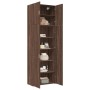 Aparador alto madera de ingeniería marrón roble 80x42,5x249 cm de , Aparadores - Ref: Foro24-3281370, Precio: 262,34 €, Descu...