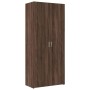 Aparador alto madera de ingeniería marrón roble 80x42,5x249 cm de , Aparadores - Ref: Foro24-3281370, Precio: 262,34 €, Descu...