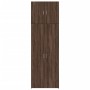 Aparador alto madera de ingeniería marrón roble 80x42,5x249 cm de , Aparadores - Ref: Foro24-3281370, Precio: 262,34 €, Descu...