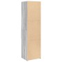 Aparador de madera de ingeniería gris Sonoma 50x42,5x185 cm de , Aparadores - Ref: Foro24-3281460, Precio: 140,49 €, Descuent...