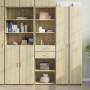 Aparador de madera de ingeniería roble Sonoma 50x42,5x185 cm de , Aparadores - Ref: Foro24-3281457, Precio: 133,26 €, Descuen...