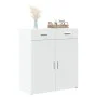 Aparador madera de ingeniería blanco 80x42,5x93 cm de , Aparadores - Ref: Foro24-3281469, Precio: 123,08 €, Descuento: %