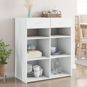 Aparador madera de ingeniería blanco 80x42,5x93 cm by , Sideboards - Ref: Foro24-3281476, Price: 97,82 €, Discount: %