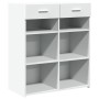Aparador madera de ingeniería blanco 80x42,5x93 cm de , Aparadores - Ref: Foro24-3281476, Precio: 98,99 €, Descuento: %
