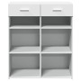 Aparador madera de ingeniería blanco 80x42,5x93 cm de , Aparadores - Ref: Foro24-3281476, Precio: 98,99 €, Descuento: %