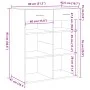 Aparador madera de ingeniería blanco 80x42,5x93 cm by , Sideboards - Ref: Foro24-3281476, Price: 97,82 €, Discount: %