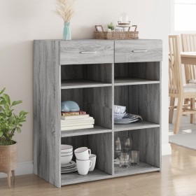Aparador madera de ingeniería gris Sonoma 80x42,5x93 cm de , Aparadores - Ref: Foro24-3281481, Precio: 98,99 €, Descuento: %