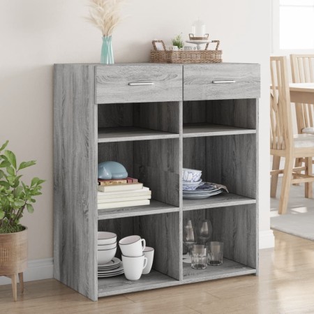Aparador madera de ingeniería gris Sonoma 80x42,5x93 cm de , Aparadores - Ref: Foro24-3281481, Precio: 98,99 €, Descuento: %