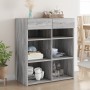 Aparador madera de ingeniería gris Sonoma 80x42,5x93 cm de , Aparadores - Ref: Foro24-3281481, Precio: 98,99 €, Descuento: %