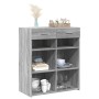 Aparador madera de ingeniería gris Sonoma 80x42,5x93 cm de , Aparadores - Ref: Foro24-3281481, Precio: 98,99 €, Descuento: %