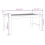 Mesa de centro de madera maciza de acacia 100x50x50 cm de vidaXL, Mesas de centro - Ref: Foro24-312136, Precio: 61,30 €, Desc...