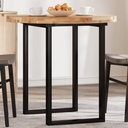 Tablero de mesa redondo madera maciza de acacia Ø80x4 cm de , Tableros para mesas - Ref: Foro24-4008704, Precio: 124,18 €, De...