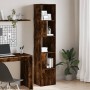 Estantería de madera de ingeniería roble ahumado 40x36x189 cm de , Librerías y estanterías - Ref: Foro24-848245, Precio: 78,0...