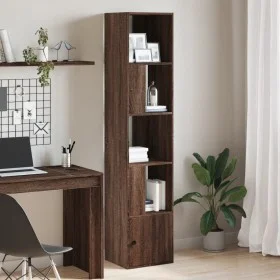 Estantería de madera de ingeniería marrón roble 40x36x189 cm de , Librerías y estanterías - Ref: Foro24-848247, Precio: 91,08...