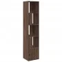 Estantería de madera de ingeniería marrón roble 40x36x189 cm de , Librerías y estanterías - Ref: Foro24-848247, Precio: 91,08...