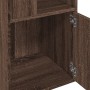 Estantería de madera de ingeniería marrón roble 40x36x189 cm de , Librerías y estanterías - Ref: Foro24-848247, Precio: 92,49...