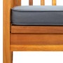 Banco de jardín con cojín madera maciza de acacia 147 cm de vidaXL, Bancos de jardín - Ref: Foro24-312135, Precio: 176,15 €, ...