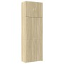 Aparador alto madera de ingeniería roble Sonoma 80x42,5x249 cm de , Aparadores - Ref: Foro24-3281366, Precio: 279,59 €, Descu...