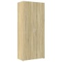 Aparador alto madera de ingeniería roble Sonoma 80x42,5x249 cm de , Aparadores - Ref: Foro24-3281366, Precio: 279,59 €, Descu...