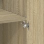 Aparador alto madera de ingeniería roble Sonoma 80x42,5x249 cm de , Aparadores - Ref: Foro24-3281366, Precio: 279,59 €, Descu...