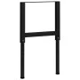 Estructura de banco de trabajo 2 uds metal 55x(69-95,5)cm negro de vidaXL, Patas para mesas - Ref: Foro24-147931, Precio: 49,...