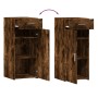 Aparador madera de ingeniería roble ahumado 40x42,5x93 cm de , Aparadores - Ref: Foro24-846282, Precio: 71,91 €, Descuento: %