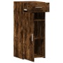 Aparador madera de ingeniería roble ahumado 40x42,5x93 cm de , Aparadores - Ref: Foro24-846282, Precio: 71,91 €, Descuento: %