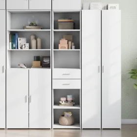 Aparador de madera de ingeniería blanco 45x42,5x185 cm de , Aparadores - Ref: Foro24-3281448, Precio: 139,49 €, Descuento: %