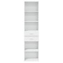 Aparador de madera de ingeniería blanco 45x42,5x185 cm de , Aparadores - Ref: Foro24-3281448, Precio: 141,33 €, Descuento: %