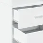Aparador de madera de ingeniería blanco 40x42,5x185 cm de , Aparadores - Ref: Foro24-3281441, Precio: 131,15 €, Descuento: %