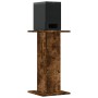 Soportes altavoces 2 uds madera roble ahumado 30x30x60 cm de , Soportes para altavoces - Ref: Foro24-852658, Precio: 54,95 €,...