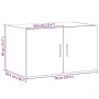 Armario de pared madera ingeniería roble Sonoma 70x42,5x40 cm de , Aparadores - Ref: Foro24-846119, Precio: 63,86 €, Descuent...