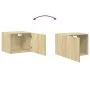 Armario de pared madera ingeniería roble Sonoma 50x42,5x40 cm de , Aparadores - Ref: Foro24-846112, Precio: 47,96 €, Descuent...