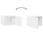 Armario de pared madera de ingeniería blanco 50x42,5x40 cm de , Aparadores - Ref: Foro24-846110, Precio: 52,89 €, Descuento: %
