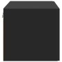 Armario de pared madera de ingeniería negro 80x42,5x40 cm de , Aparadores - Ref: Foro24-846125, Precio: 61,76 €, Descuento: %