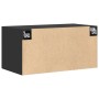 Armario de pared madera de ingeniería negro 80x42,5x40 cm de , Aparadores - Ref: Foro24-846125, Precio: 61,76 €, Descuento: %