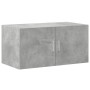 Armario de pared madera ingeniería gris hormigón 80x42,5x40 cm de , Aparadores - Ref: Foro24-846127, Precio: 67,92 €, Descuen...