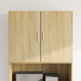 Armario de pared madera ingeniería roble Sonoma 80x42,5x64 cm by , Sideboards - Ref: Foro24-846133, Price: 82,64 €, Discount: %