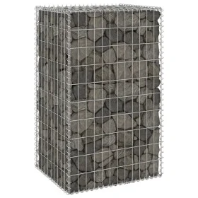 Muro de gaviones con cubiertas acero galvanizado 60x50x100 cm de vidaXL, Paneles de vallas - Ref: Foro24-147812, Precio: 51,6...