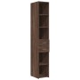 Aparador de madera de ingeniería marrón roble 30x42,5x185 cm de , Aparadores - Ref: Foro24-846242, Precio: 100,09 €, Descuent...