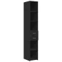 Aparador de madera de ingeniería negro 30x42,5x185 cm de , Aparadores - Ref: Foro24-846237, Precio: 101,31 €, Descuento: %