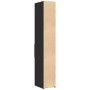 Aparador de madera de ingeniería negro 30x42,5x185 cm de , Aparadores - Ref: Foro24-846237, Precio: 105,57 €, Descuento: %