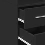Aparador de madera de ingeniería negro 30x42,5x185 cm de , Aparadores - Ref: Foro24-846237, Precio: 105,57 €, Descuento: %